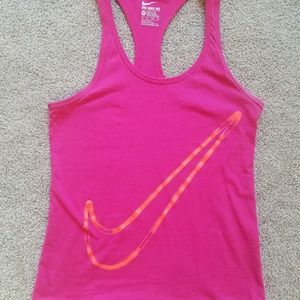 Nike pink tank top